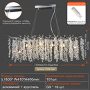 Luxury gold decorbites grape crystal chandelier dining room light