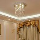 Luxury gold decorbites k9 crystal chandelier living room light