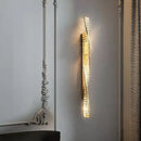 Luxury gold dimmable crystal wall sconce living room light fixture