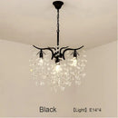 Luxury gold leaf decorbites crystal led chandelier living room light