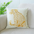 Luxury gold leopard velvet pillow case living room cushion cover