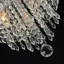 Luxury gold & silver decorbites crystal led chandelier living room