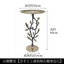Luxury golden brass bird tree side table living room accent