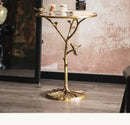 DecorBites™ Brass Bird Side Table - Luxury Living Room Sofa Table for Creative Home Decor