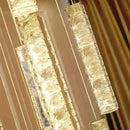 Luxury golden decorbites crystal led chandelier living room pendant