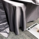 Luxury gray egyptian cotton bedding set bedroom satin four piece kit