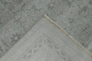 Hand knotted 8x10 Gray Modern Style Wool Area Rug