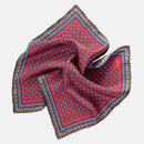 Imola - Silk Pocket Square - Cranberry