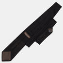 Nero - Black Silk Grenadine Tie