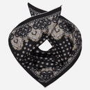 Filippo - Silk Neckerchief - Black