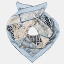Napoli - Silk Neckerchief - Dusty Blue