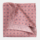 Pascal - Double Sided Silk Pocket Square - Blush