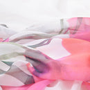 Lisa - Large Silk Scarf - White