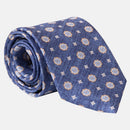 Antinori - Printed Silk Tie - Blue