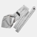 Barbera - Silk Jacquard Tie - Silver
