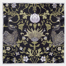 Pavone - Silk Pocket Square - Black