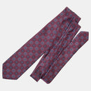 Trento - Silk Jacquard Tie - Raspberry