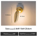Luxury minimalist creative seagull wall lamp for bedroom living room