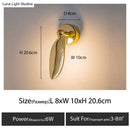 Luxury minimalist creative seagull wall lamp for bedroom living room
