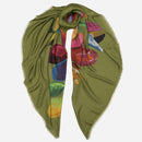 Catrina - Modal Cashmere Scarf Shawl - Moss Green