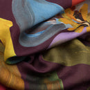 Catrina -Modal Cashmere Scarf Shawl - Plum