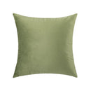 Luxury olive green velvet pillow case living room decor