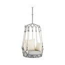 Alora Luxury Outdoor Hanging Basket Porch Swing Chair With UV Resistant Cushions (SAK95678)
