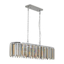 Modern Crystal Chandelier with Oval Design for Home Decor