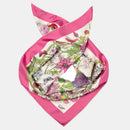 Flora - Silk Foulard - Pink