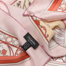 Garden of Dreams - Silk Foulard - Pink