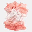 Claudia - Silk Scarf Shawl - Peach Blossom Ombré