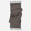 Trastevere - Wool Backed Silk Scarf - Sage and Rust