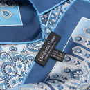 Messina - Silk Neckerchief - Azure
