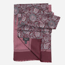 Pasquino - Reversible Silk Scarf - Wine
