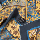 Napoli - Silk Neckerchief - Yellow & Blue