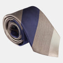 Conero - Silk Jacquard Tie - Taupe Grey