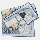 Portici - Silk Pocket Square - Dusty Blue