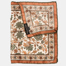 Ibiza - Silk Pocket Square - Terracotta