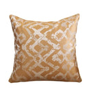 Luxury silver quilted jacquard cushion cover bedroom pillow case