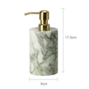 Luxury white and gold marble bathroom set emerald marble accents
