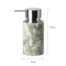 Luxury white and gold marble bathroom set emerald marble accents