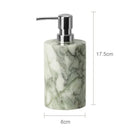 Luxury white and gold marble bathroom set emerald marble accents