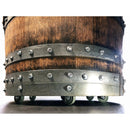 Luxury Captain Barrel Chair, Handmade Wine and Whiskey Barrel Chair, Hidden Storage, Memory Foam Upholstery, Movable On Casters