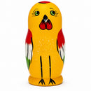 Set of 5 Rooster Family Wooden Nesting Dolls