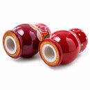 Set of 2 Wooden Floral Nesting Dolls - Matryoshka Salt and Pepper Shakers