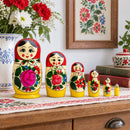Set of 6 Wooden Dolls Nesting Dolls Semenov Matryoshka 5.75 Inches