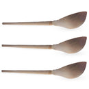Set of 3 Unfinished Unpainted Long Handle Wooden Spoons
