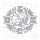 Beer Keg Monogram