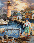 M-499C Counted cross stitch kit "Dad's assistant"