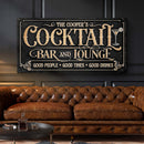 Cocktail Bar And Lounge Sign II